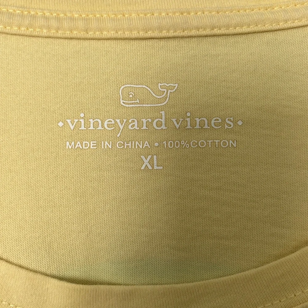 Vineyard Vines Yellow & Blue Tee - Picture 3 of 7